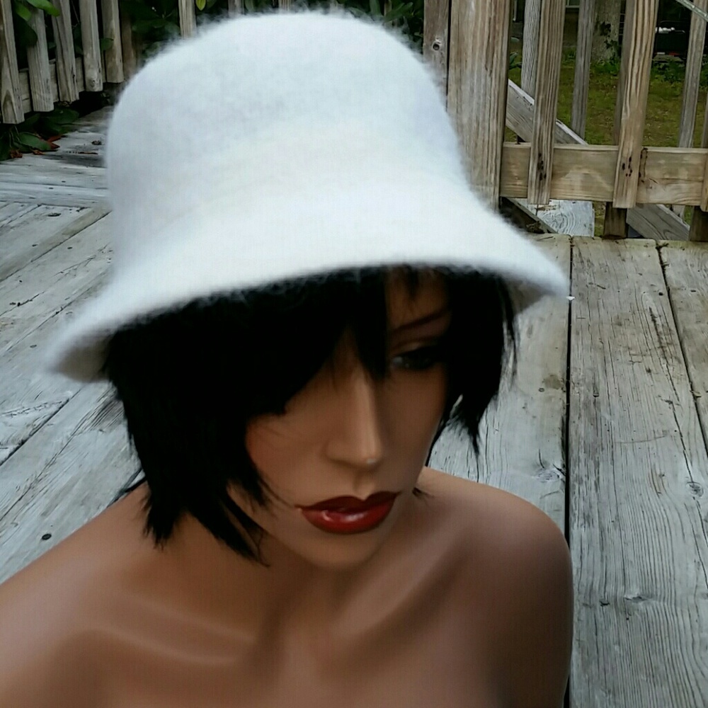 COPY - Angora Winter White Women's Hat Beautiful …